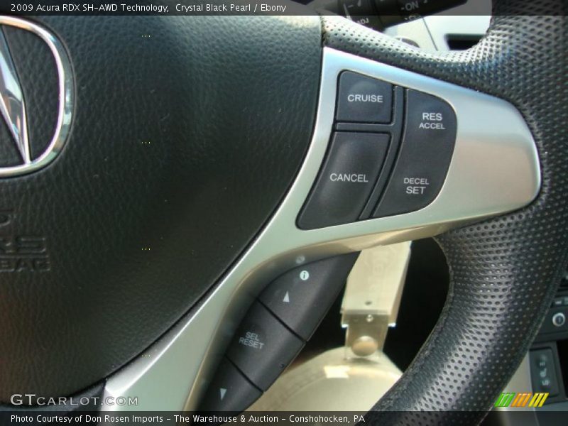 Crystal Black Pearl / Ebony 2009 Acura RDX SH-AWD Technology