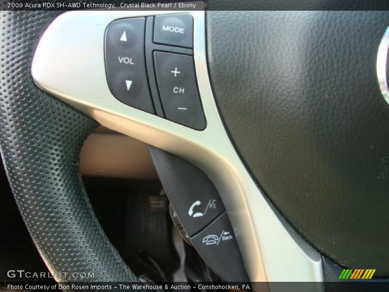 Crystal Black Pearl / Ebony 2009 Acura RDX SH-AWD Technology