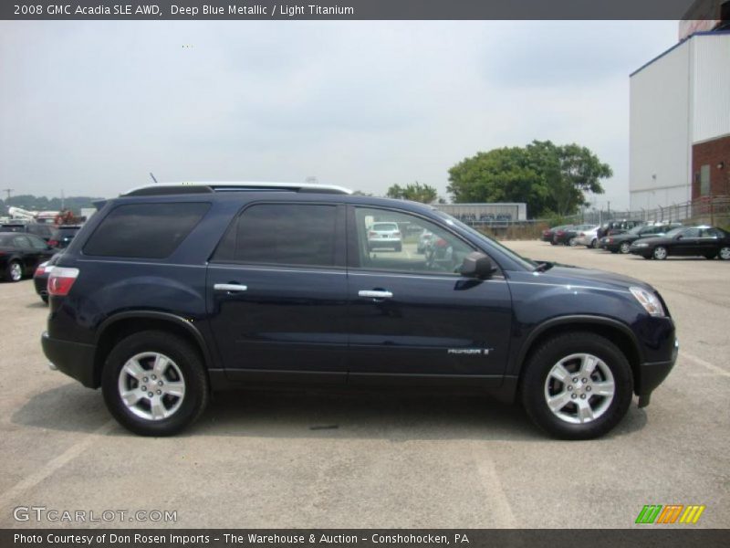 Deep Blue Metallic / Light Titanium 2008 GMC Acadia SLE AWD