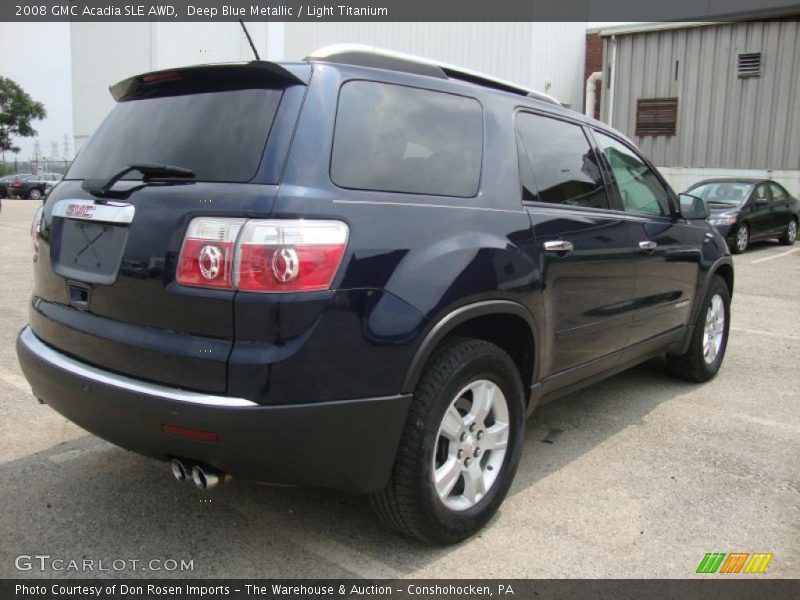 Deep Blue Metallic / Light Titanium 2008 GMC Acadia SLE AWD
