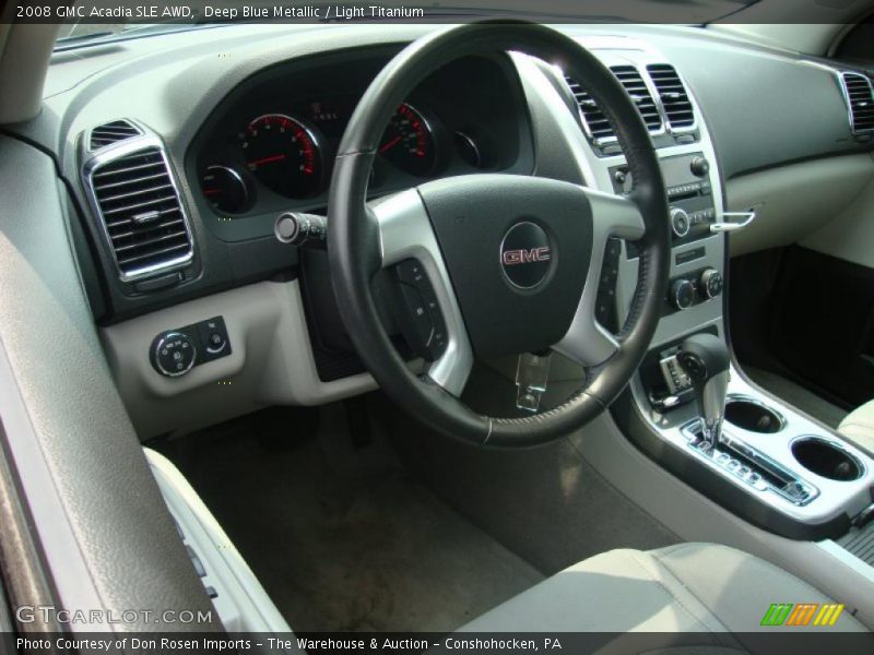Deep Blue Metallic / Light Titanium 2008 GMC Acadia SLE AWD