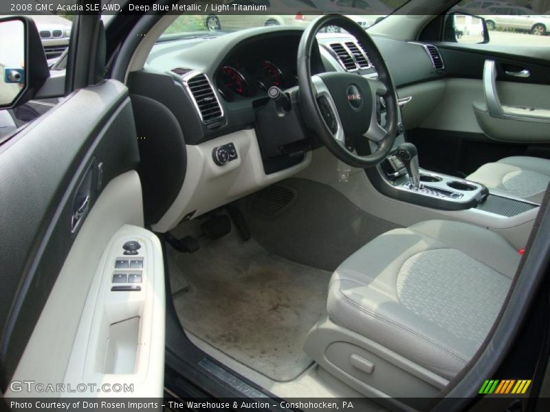 Deep Blue Metallic / Light Titanium 2008 GMC Acadia SLE AWD