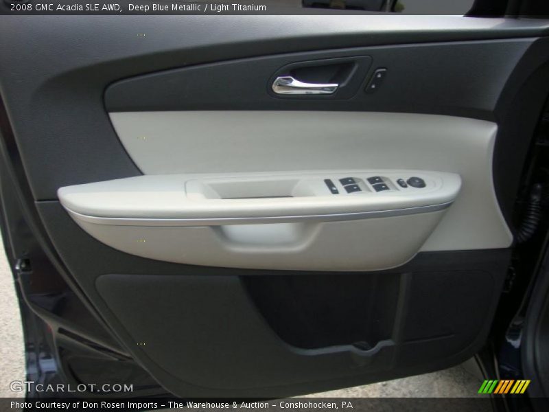 Deep Blue Metallic / Light Titanium 2008 GMC Acadia SLE AWD