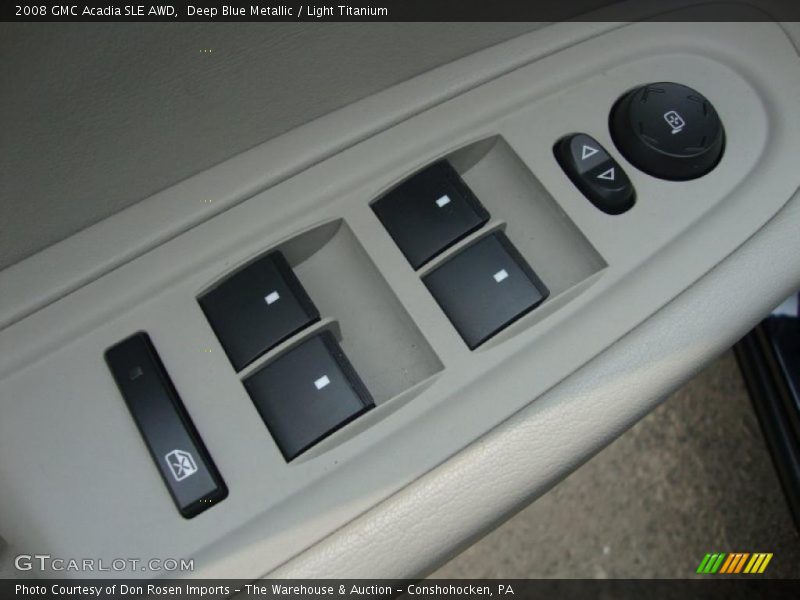 Deep Blue Metallic / Light Titanium 2008 GMC Acadia SLE AWD