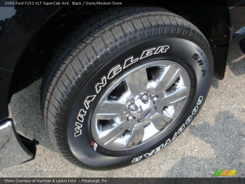 Black / Stone/Medium Stone 2009 Ford F150 XLT SuperCab 4x4