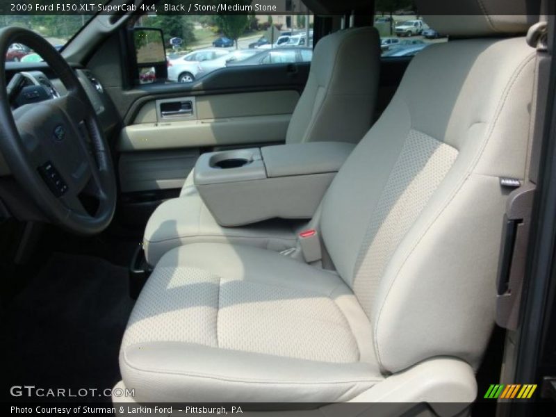 Black / Stone/Medium Stone 2009 Ford F150 XLT SuperCab 4x4