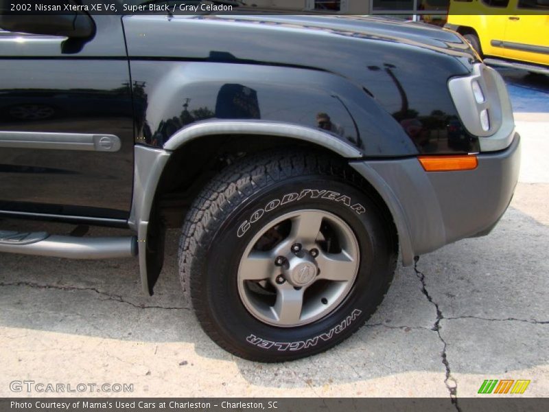 Super Black / Gray Celadon 2002 Nissan Xterra XE V6