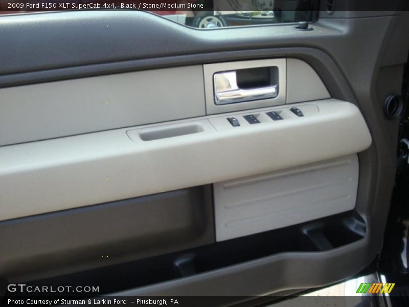 Black / Stone/Medium Stone 2009 Ford F150 XLT SuperCab 4x4