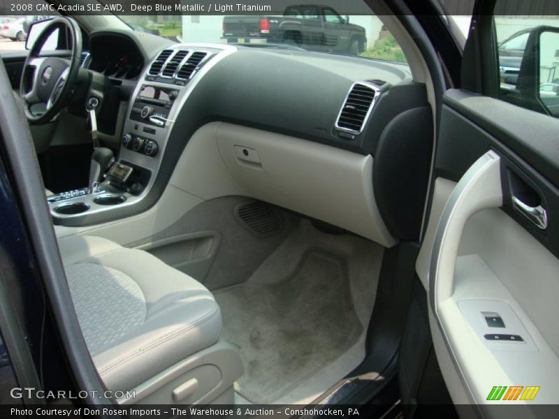 Deep Blue Metallic / Light Titanium 2008 GMC Acadia SLE AWD