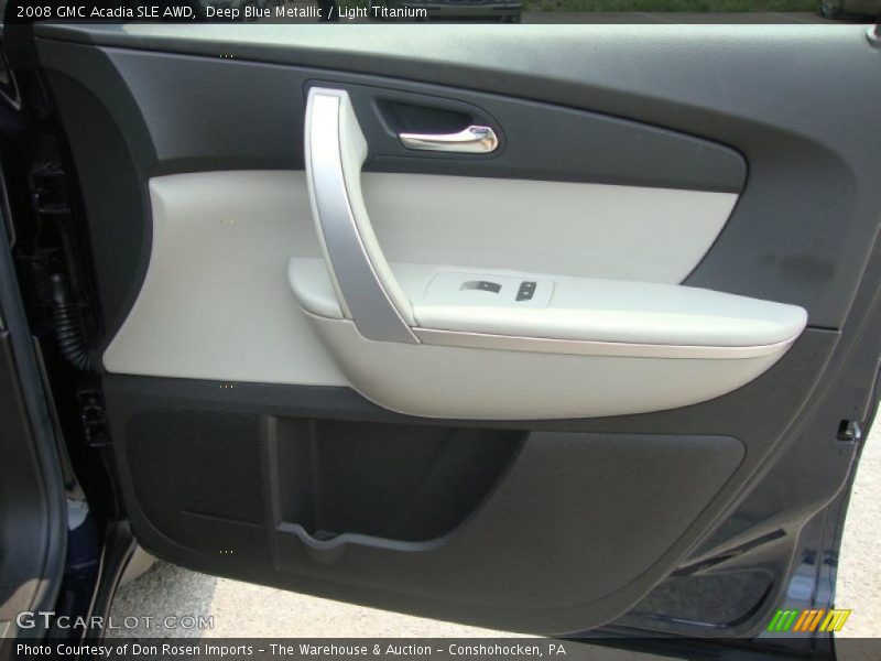 Deep Blue Metallic / Light Titanium 2008 GMC Acadia SLE AWD