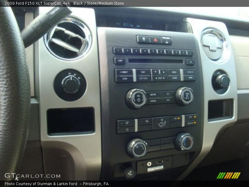 Black / Stone/Medium Stone 2009 Ford F150 XLT SuperCab 4x4
