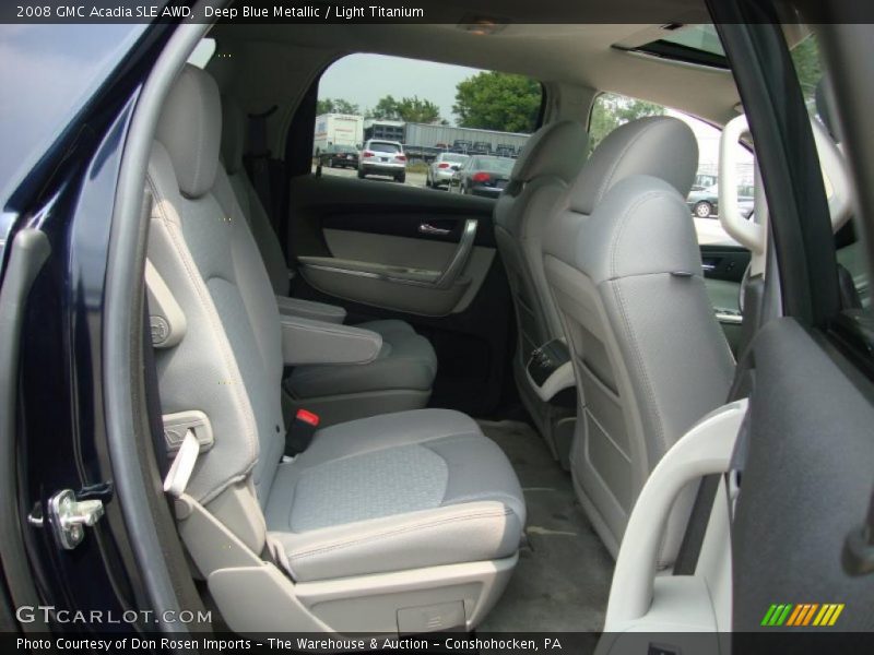 Deep Blue Metallic / Light Titanium 2008 GMC Acadia SLE AWD