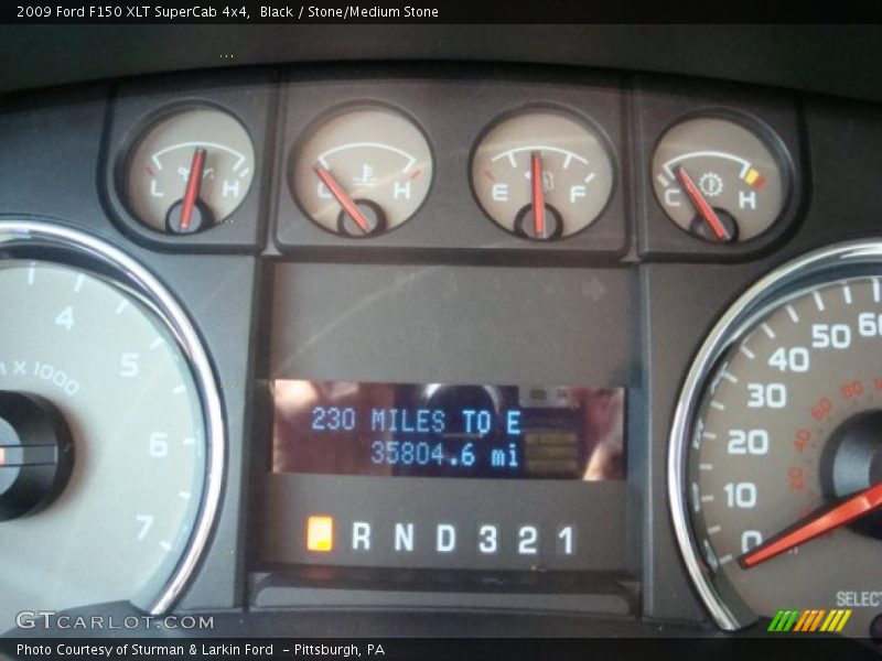 Black / Stone/Medium Stone 2009 Ford F150 XLT SuperCab 4x4