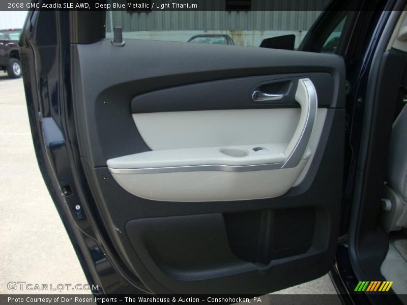Deep Blue Metallic / Light Titanium 2008 GMC Acadia SLE AWD