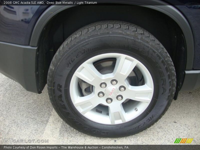 Deep Blue Metallic / Light Titanium 2008 GMC Acadia SLE AWD