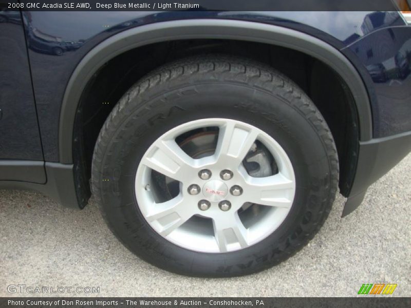 Deep Blue Metallic / Light Titanium 2008 GMC Acadia SLE AWD