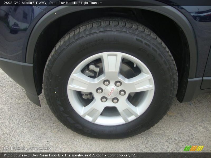 Deep Blue Metallic / Light Titanium 2008 GMC Acadia SLE AWD
