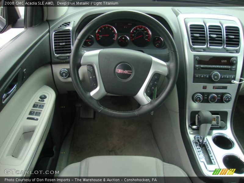 Deep Blue Metallic / Light Titanium 2008 GMC Acadia SLE AWD