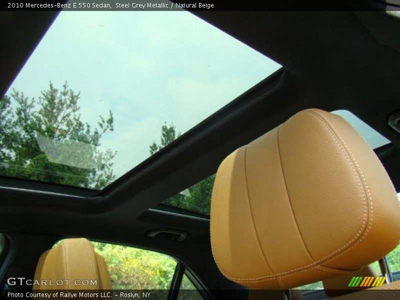 Steel Grey Metallic / Natural Beige 2010 Mercedes-Benz E 550 Sedan