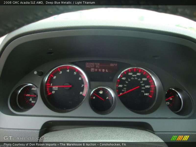 Deep Blue Metallic / Light Titanium 2008 GMC Acadia SLE AWD