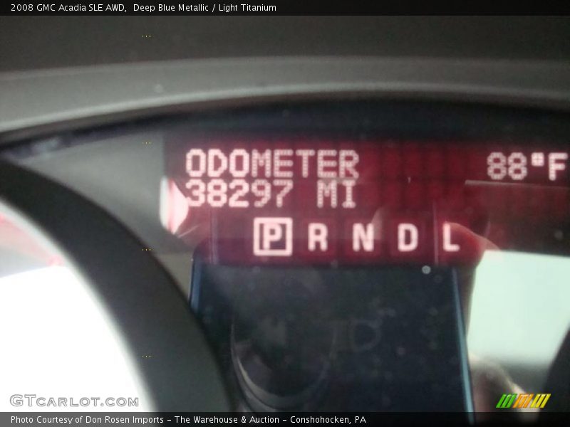 Deep Blue Metallic / Light Titanium 2008 GMC Acadia SLE AWD