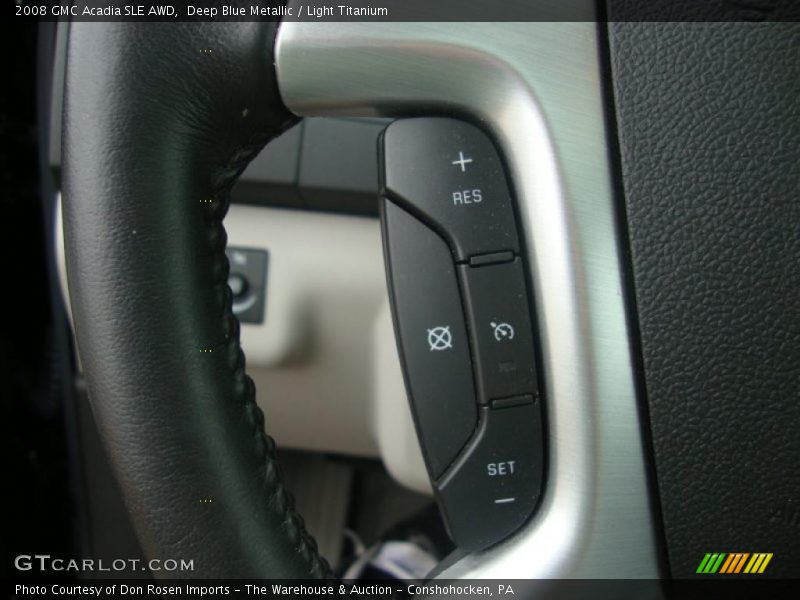 Deep Blue Metallic / Light Titanium 2008 GMC Acadia SLE AWD