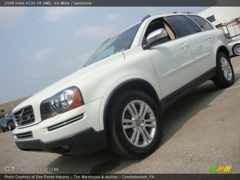 Ice White / Sandstone 2008 Volvo XC90 V8 AWD