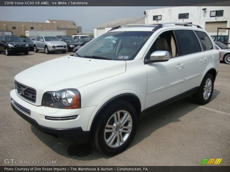 Ice White / Sandstone 2008 Volvo XC90 V8 AWD