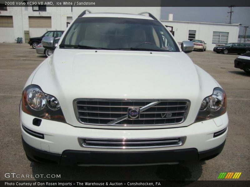 Ice White / Sandstone 2008 Volvo XC90 V8 AWD