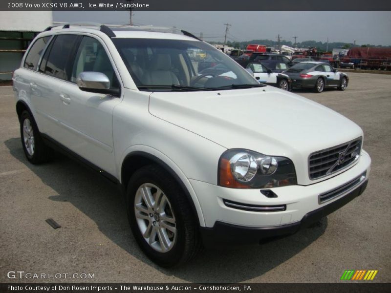 Ice White / Sandstone 2008 Volvo XC90 V8 AWD