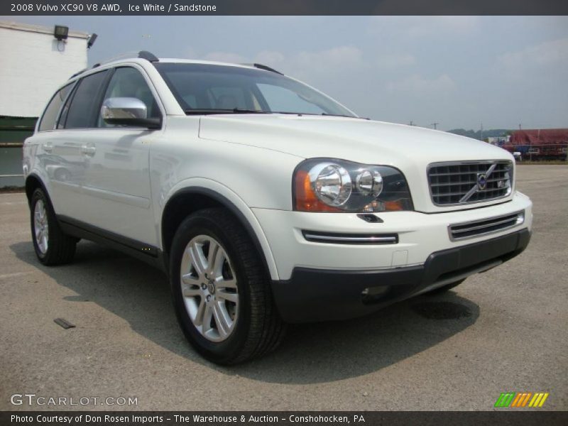 Ice White / Sandstone 2008 Volvo XC90 V8 AWD
