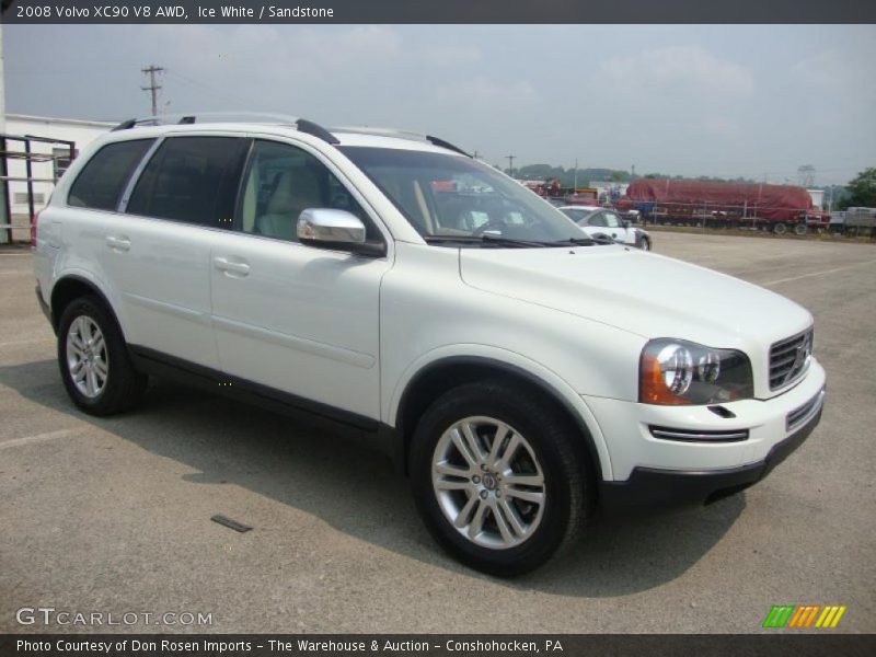 Ice White / Sandstone 2008 Volvo XC90 V8 AWD