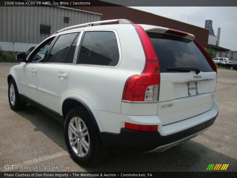Ice White / Sandstone 2008 Volvo XC90 V8 AWD