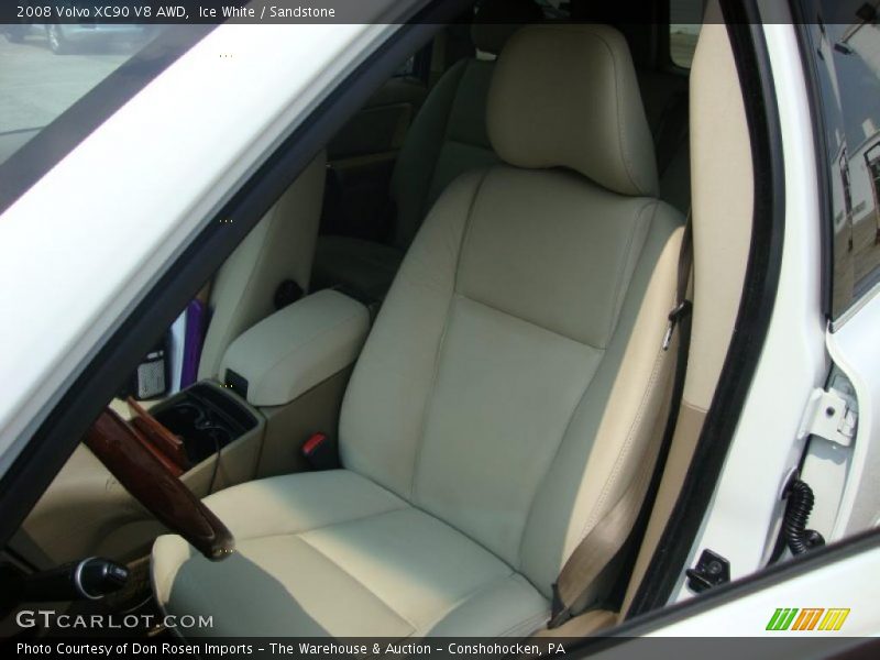 Ice White / Sandstone 2008 Volvo XC90 V8 AWD