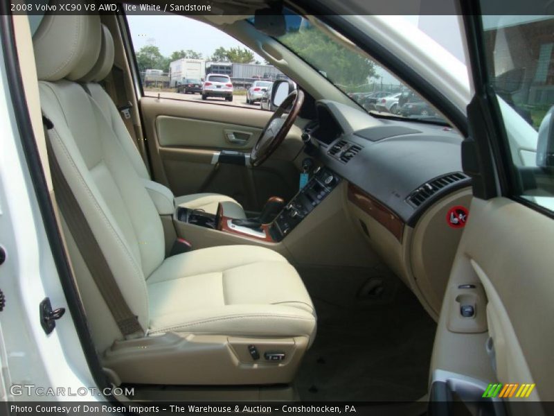 Ice White / Sandstone 2008 Volvo XC90 V8 AWD