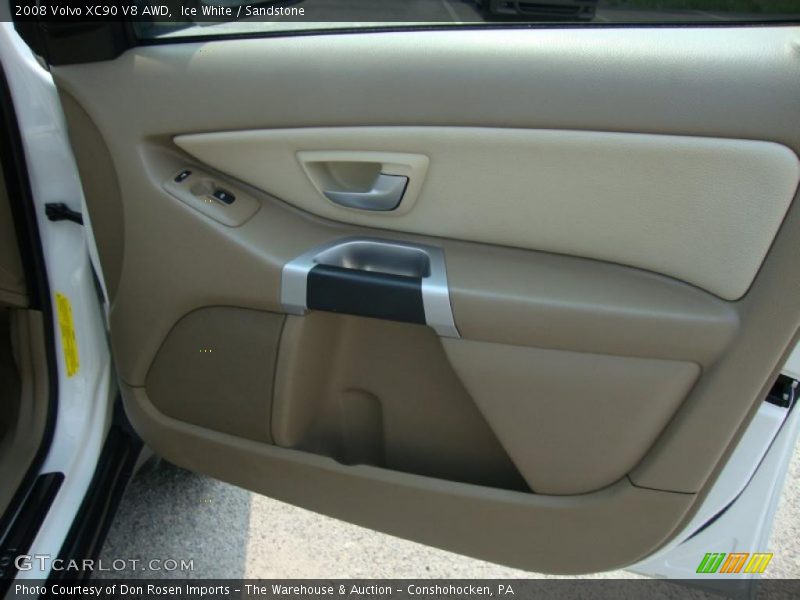 Ice White / Sandstone 2008 Volvo XC90 V8 AWD