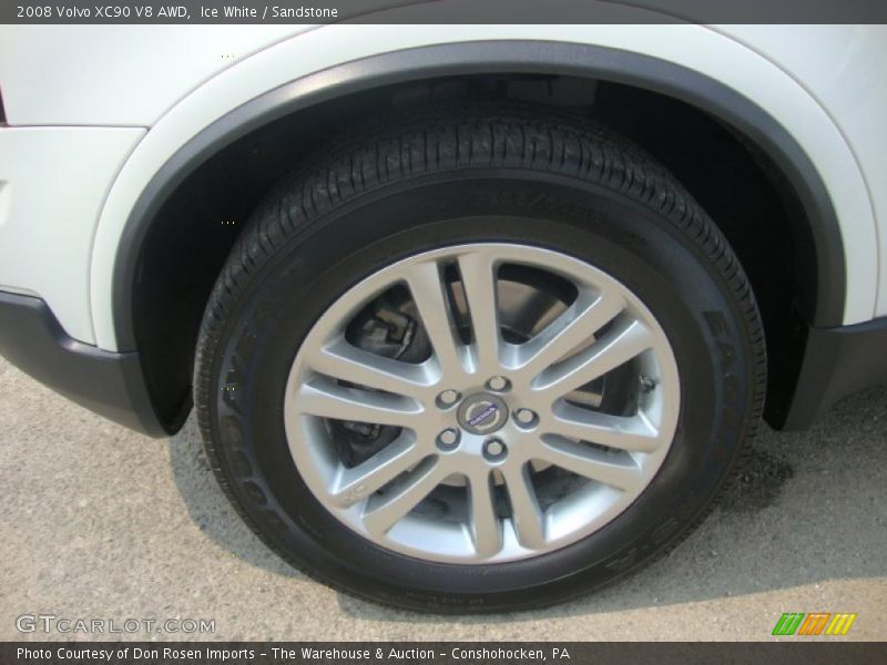 Ice White / Sandstone 2008 Volvo XC90 V8 AWD
