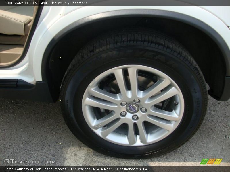 Ice White / Sandstone 2008 Volvo XC90 V8 AWD