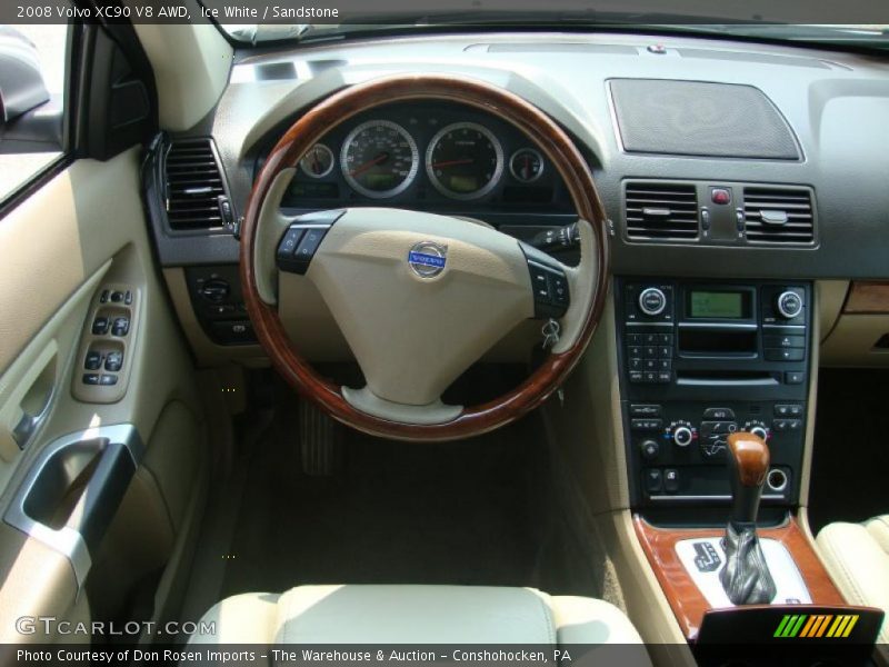 Ice White / Sandstone 2008 Volvo XC90 V8 AWD