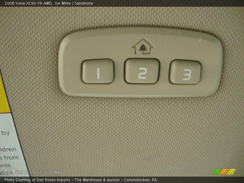 Ice White / Sandstone 2008 Volvo XC90 V8 AWD