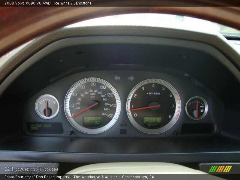 Ice White / Sandstone 2008 Volvo XC90 V8 AWD