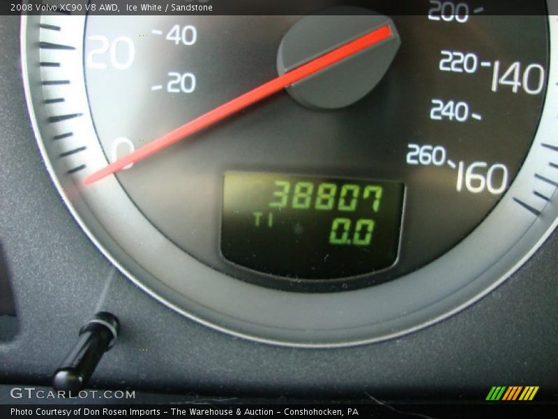 Ice White / Sandstone 2008 Volvo XC90 V8 AWD