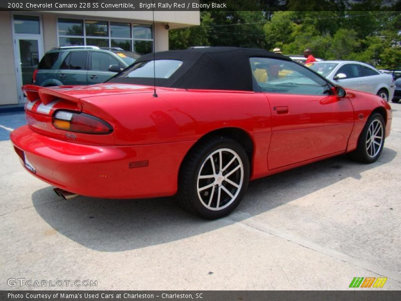 Bright Rally Red / Ebony Black 2002 Chevrolet Camaro Z28 SS Convertible