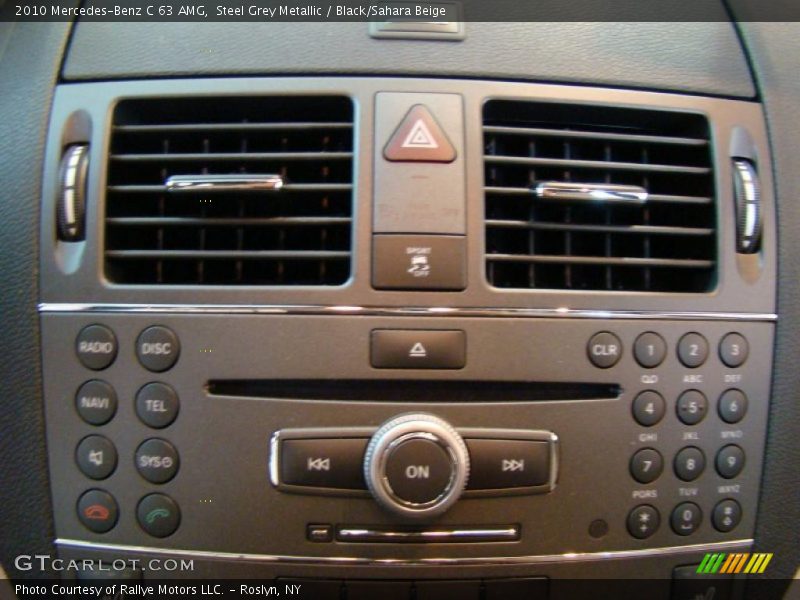 Steel Grey Metallic / Black/Sahara Beige 2010 Mercedes-Benz C 63 AMG