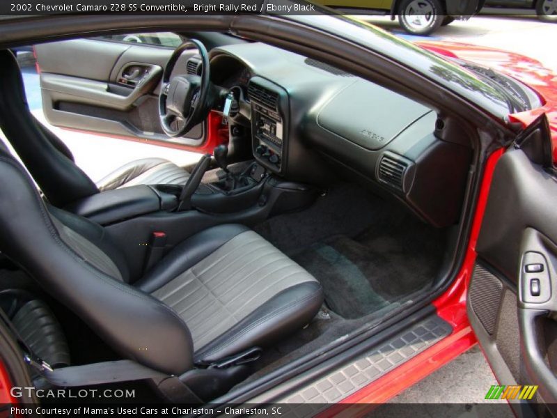 Bright Rally Red / Ebony Black 2002 Chevrolet Camaro Z28 SS Convertible