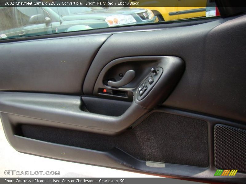 Bright Rally Red / Ebony Black 2002 Chevrolet Camaro Z28 SS Convertible