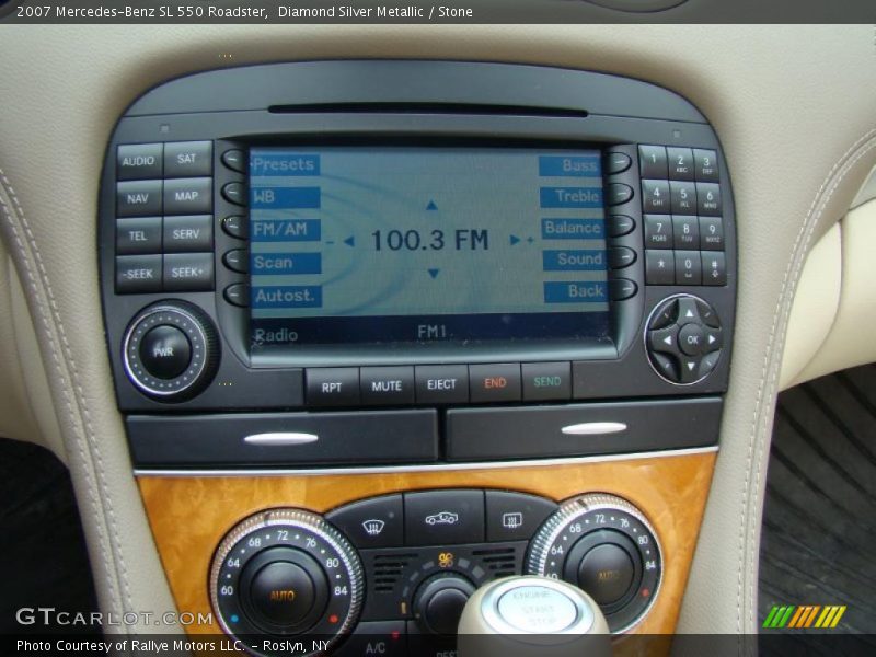 Diamond Silver Metallic / Stone 2007 Mercedes-Benz SL 550 Roadster
