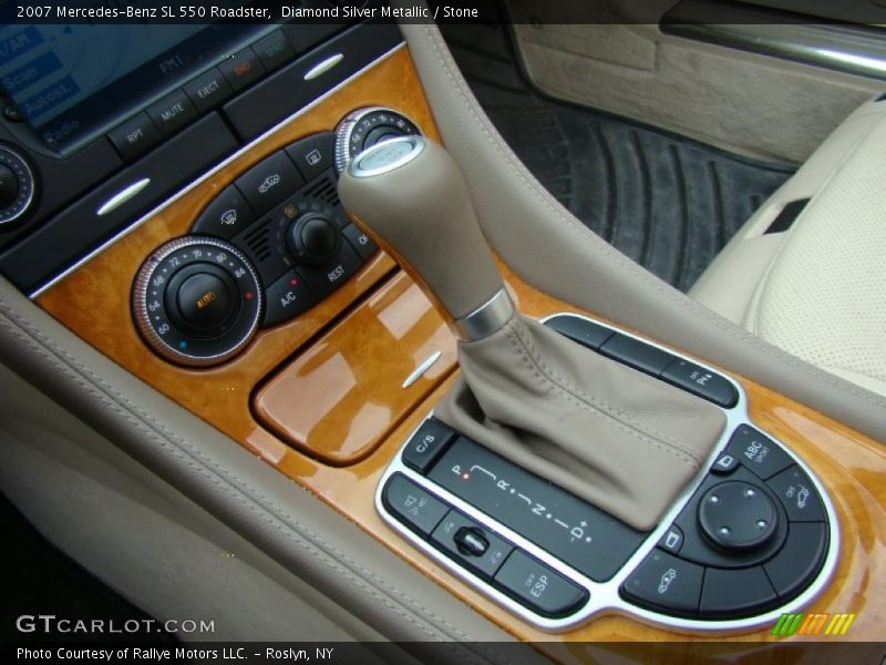 Diamond Silver Metallic / Stone 2007 Mercedes-Benz SL 550 Roadster