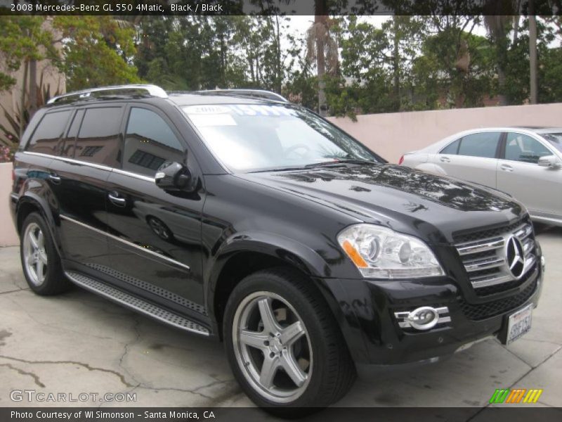 Black / Black 2008 Mercedes-Benz GL 550 4Matic