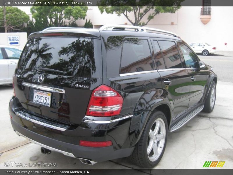 Black / Black 2008 Mercedes-Benz GL 550 4Matic